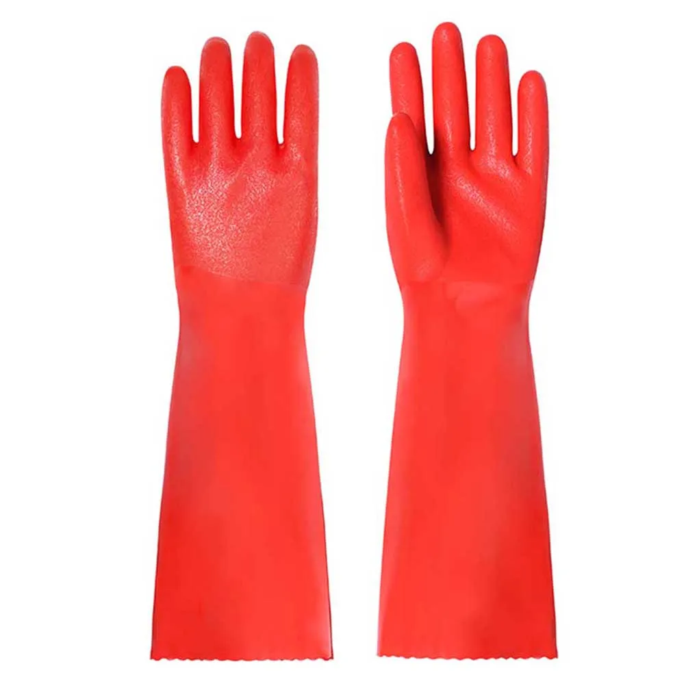 1 Pair Dishwashing Gloves Thicken Kitchen Cleaning Non-Slip Housework Gloves Red 35Cm Long Reusable Waterproof Durable For Car
1 Pair Dishwashing Gloves Thicken Kitchen Cleaning Non-Slip Housework Gloves Red 35Cm Long Reusable Waterproof Durable For Car