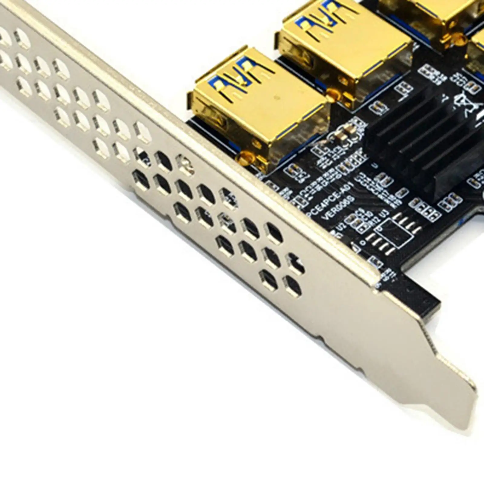 PCI-E 1X to 16X Riser Card, Equipped with USB3.0 Extension Cable And 4PIN-SATA Power Cord, GPU Cable Adapter Card
PCI-E 1X to 16X Riser Card, Equipped with USB3.0 Extension Cable And 4PIN-SATA Power Cord, GPU Cable Adapter Card