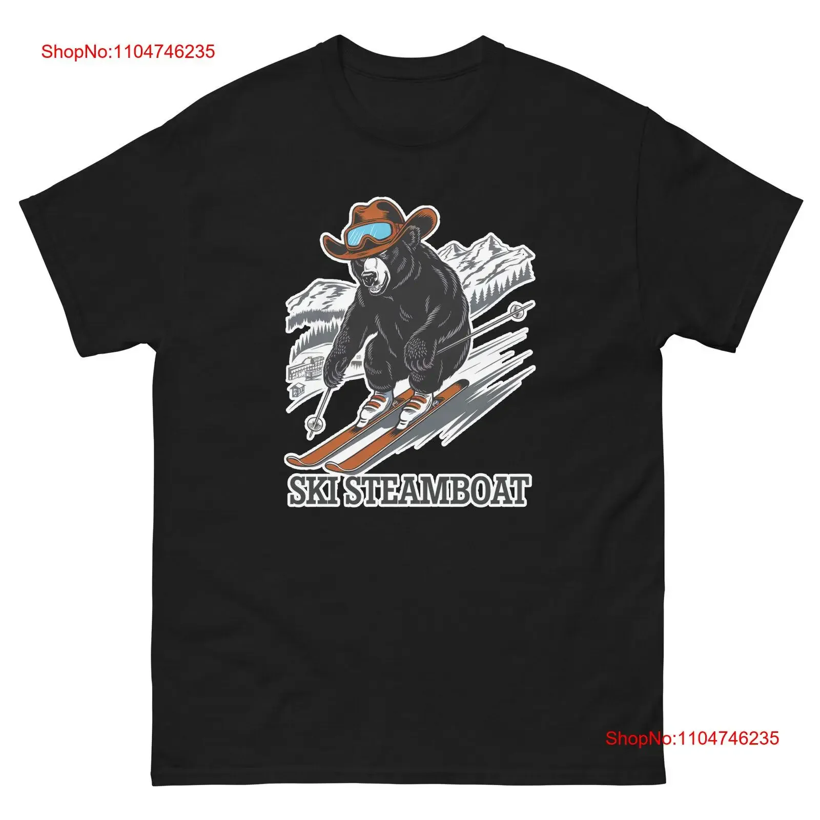 Ski Steamboat Bear Skiing Skier Animal T Shirt vintage Washed Versatile Stylish Slightly graphic Top For Everyday Wear Unisex
Ski Steamboat Bear Skiing Skier Animal T Shirt vintage Washed Versatile Stylish Slightly graphic Top For Everyday Wear Unisex