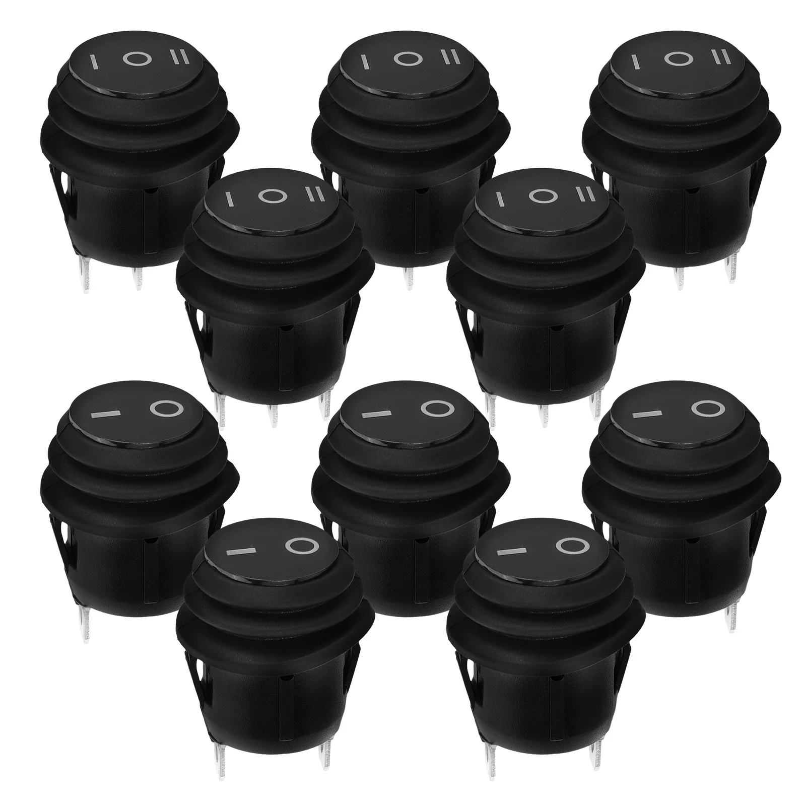 10 Pcs Rocker Switch Small Waterproof Toggle on off Double Pole Throw Mini Marine
10 Pcs Rocker Switch Small Waterproof Toggle on off Double Pole Throw Mini Marine