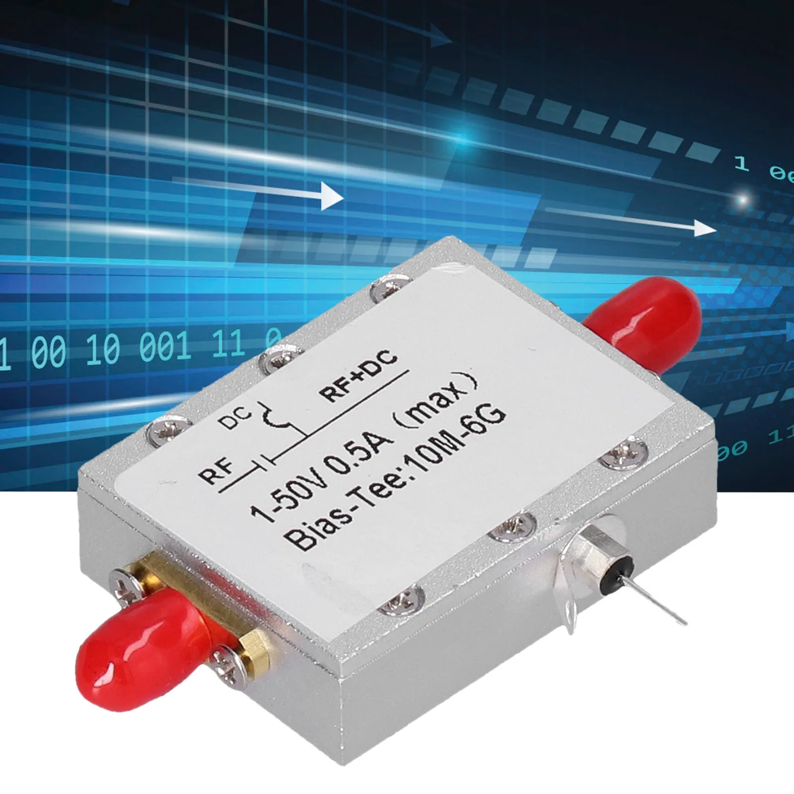 Bias Module Bias Tee Bias Tee Module Coaxial Feed Low Insertion Loss RF Blocker Accessory 10MHz‑6GHz RF Bias RF Bias Tee
Bias Module Bias Tee Bias Tee Module Coaxial Feed Low Insertion Loss RF Blocker Accessory 10MHz‑6GHz RF Bias RF Bias Tee