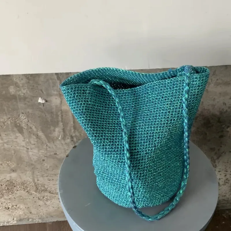 Large Capacity Handwoven Bucket Shoulder Bag 2026 Fashionable Bohemian Summer Seaside Travel Vacation Beach Bag Bolsa Feminina
Large Capacity Handwoven Bucket Shoulder Bag 2026 Fashionable Bohemian Summer Seaside Travel Vacation Beach Bag Bolsa Feminina