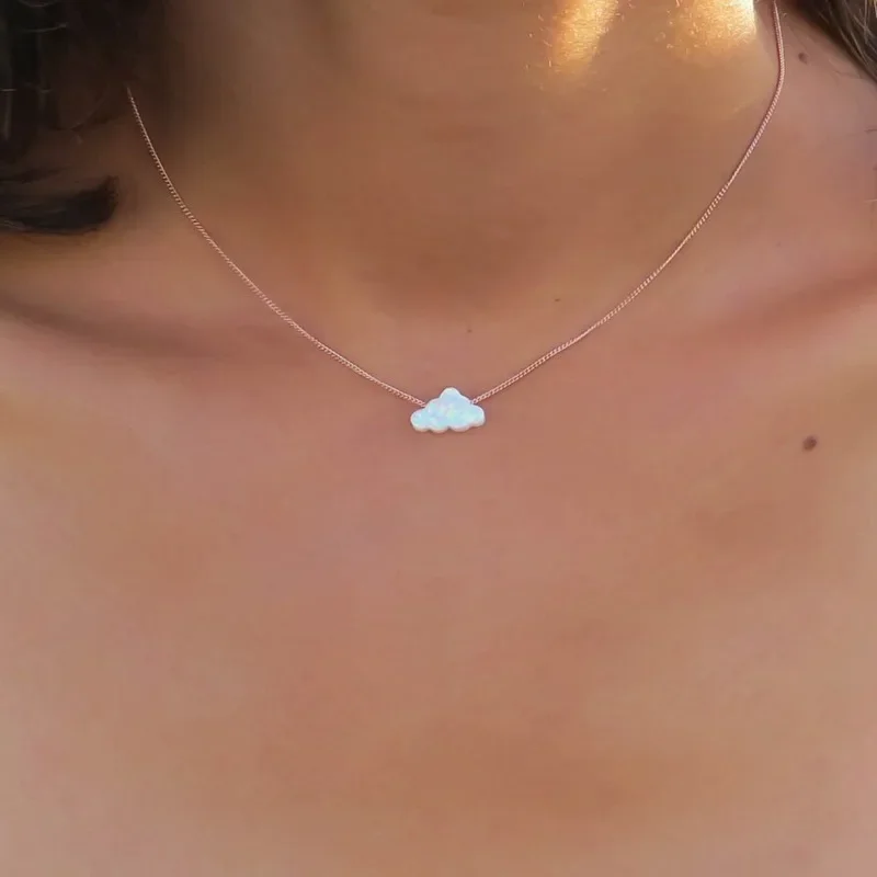 Fashion Dainty Cloud Opal Necklace for Women Teen Girls, Synthetic Opal Jewelry Gifts for Her
Fashion Dainty Cloud Opal Necklace for Women Teen Girls, Synthetic Opal Jewelry Gifts for Her