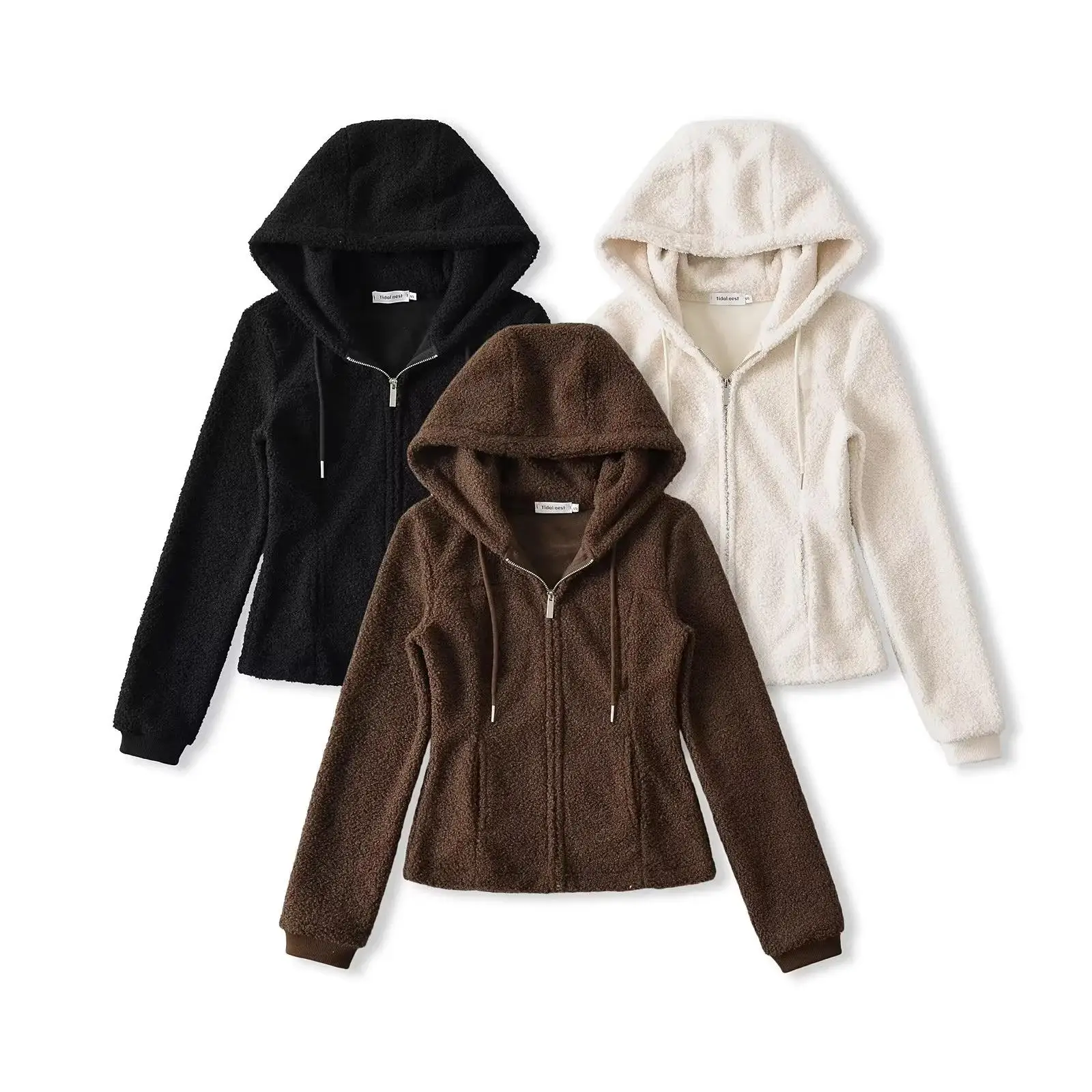 Soft Cozy Spicy Girl Teddy Hoodie Women's Slim Fit Ant Waist Particle Fleece Apparent Slimming Zipper Sweatshirt Sweet Girl S...
Soft Cozy Spicy Girl Teddy Hoodie Women's Slim Fit Ant Waist Particle Fleece Apparent Slimming Zipper Sweatshirt Sweet Girl S...