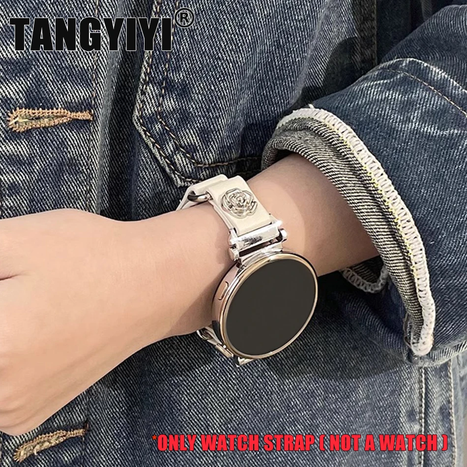 Ремешок для часов Samsung Galaxy Watch 6 5 Classic 40/42/44/46 мм Active 2 Gear S3 20/22 мм, винтажный кожаный браслет в стиле панк с заклепками
Ремешок для часов Samsung Galaxy Watch 6 5 Classic 40/42/44/46 мм Active 2 Gear S3 20/22 мм, винтажный кожаный браслет в стиле панк с заклепками