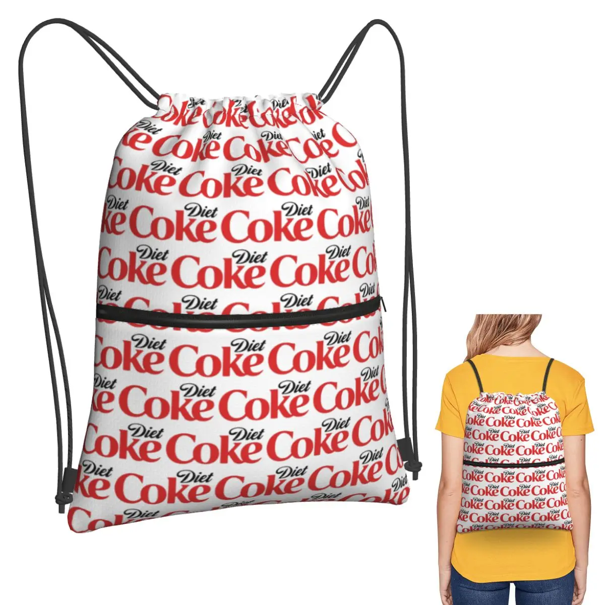 Coke Funny Lover Diet Backpacks Multi-function Drawstring Bags Sports Bag Book Bags for Travel Students
Coke Funny Lover Diet Backpacks Multi-function Drawstring Bags Sports Bag Book Bags for Travel Students