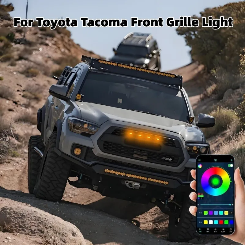 18LED Front Grille Light For 2016-up Toyota Tacoma Car Daytime Running Light Wheel Eyebrow Lamp For Pickup Offroad 12V
18LED Front Grille Light For 2016-up Toyota Tacoma Car Daytime Running Light Wheel Eyebrow Lamp For Pickup Offroad 12V