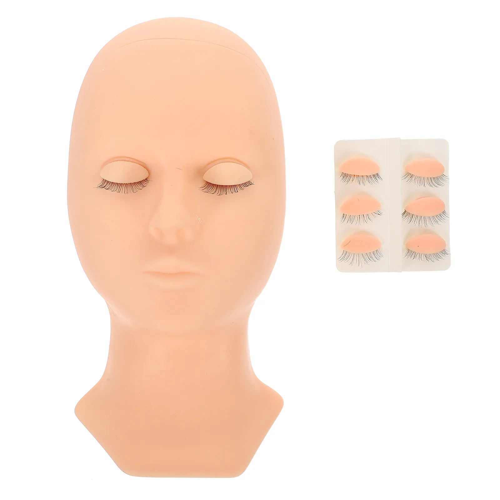 1 set 1 Set Silicone Mannequin Head Eyelash Extension Practice Makeup Training Tool For Beauty Salon Lash Display Mannequin
1 set 1 Set Silicone Mannequin Head Eyelash Extension Practice Makeup Training Tool For Beauty Salon Lash Display Mannequin