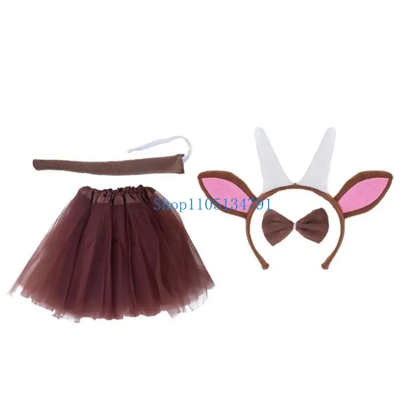 98km Halloween Goat Headband with Tail/Bowtie/Skirt Set Adult Cartoon Cosplay Props
98km Halloween Goat Headband with Tail/Bowtie/Skirt Set Adult Cartoon Cosplay Props