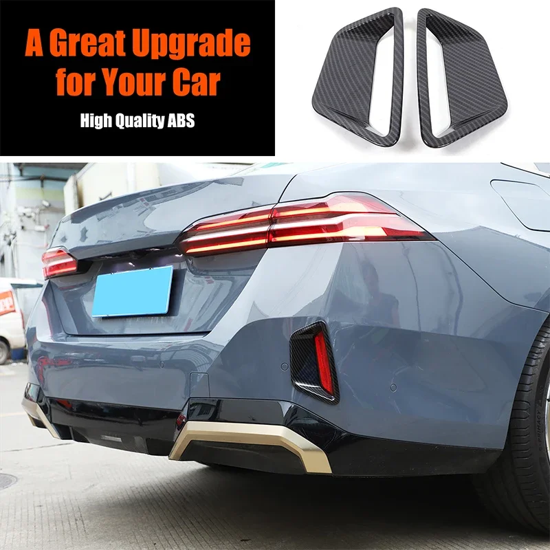For BMW 5 Series G60 2024-2025 ABS carbon fiber car rear bumper fog light frame decorative sticker accessories (sports version)
For BMW 5 Series G60 2024-2025 ABS carbon fiber car rear bumper fog light frame decorative sticker accessories (sports version)