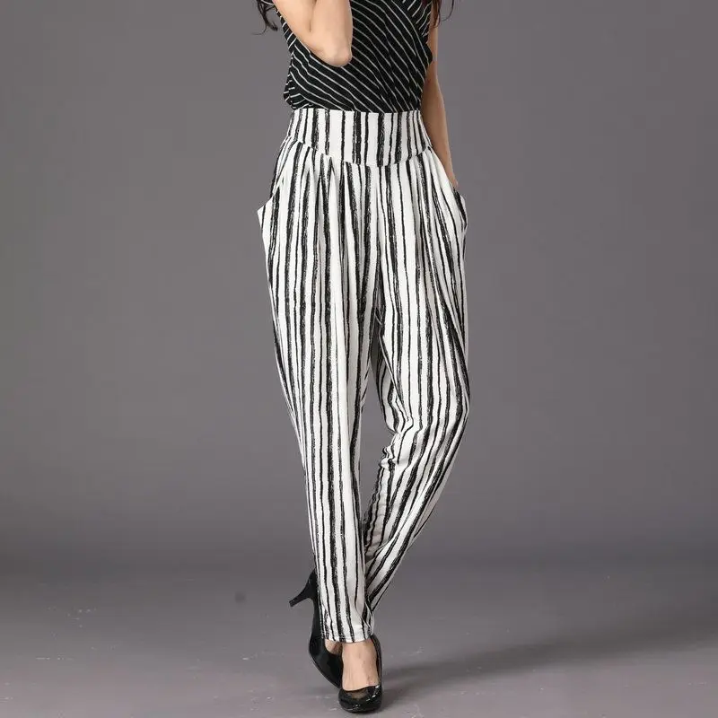 High Waist Harlan Pants for Women's 2024 Summer New Fashion Casual Pants Versatile Pleated Elastic Radish Pants
High Waist Harlan Pants for Women's 2024 Summer New Fashion Casual Pants Versatile Pleated Elastic Radish Pants