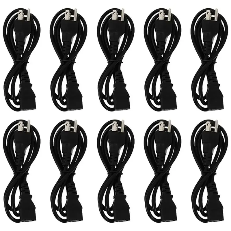 10Pcs AC Power Cord Pure Copper 3-Prong Power Cord US Plug For Desktop Monitor Computer PC
10Pcs AC Power Cord Pure Copper 3-Prong Power Cord US Plug For Desktop Monitor Computer PC