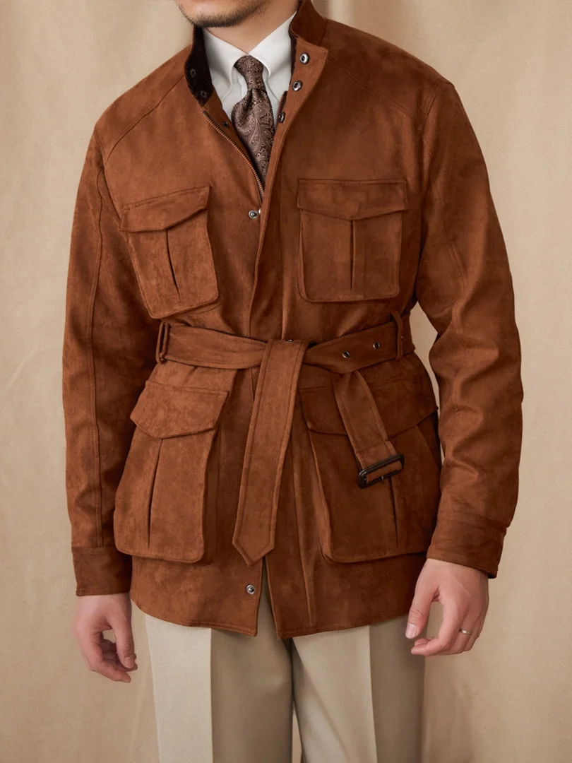 Warm Busin Casual Men's Suede Jaet Autumn Winter Outdoor Faion Ci Sle Long Sve Zipper Closure Color Coat
Warm Busin Casual Men's Suede Jaet Autumn Winter Outdoor Faion Ci Sle Long Sve Zipper Closure Color Coat