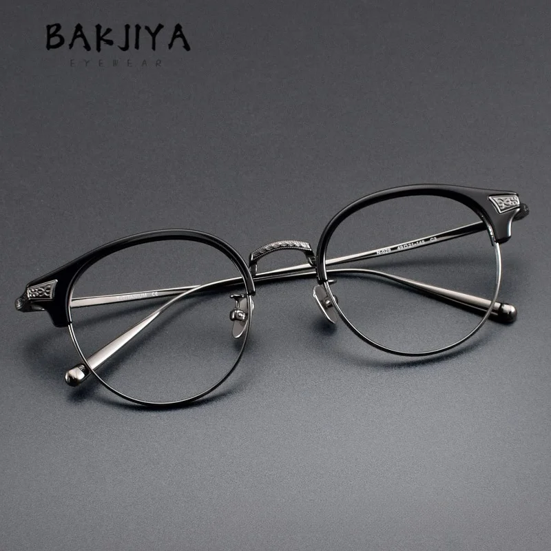 2026 New Acetate Titanium Glasses Frame N-029 Retro Carved Round Frame Men's Business Eyeglasses Women's Japanese Luxury Eyewear
2026 New Acetate Titanium Glasses Frame N-029 Retro Carved Round Frame Men's Business Eyeglasses Women's Japanese Luxury Eyewear