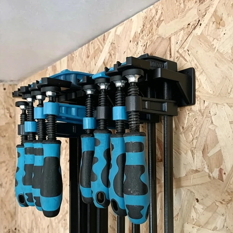 8 Slots Woodworking F Clamp Bracket Wall Mount Storage Rack With Screw Holes Matching Screws Holder RV Parts Accessories
8 Slots Woodworking F Clamp Bracket Wall Mount Storage Rack With Screw Holes Matching Screws Holder RV Parts Accessories