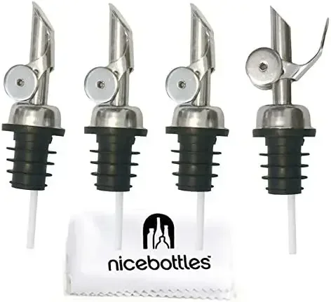 nicebottles Perfect Pour Weighted Stainless Steel Pourer, Pack of 100
nicebottles Perfect Pour Weighted Stainless Steel Pourer, Pack of 100
