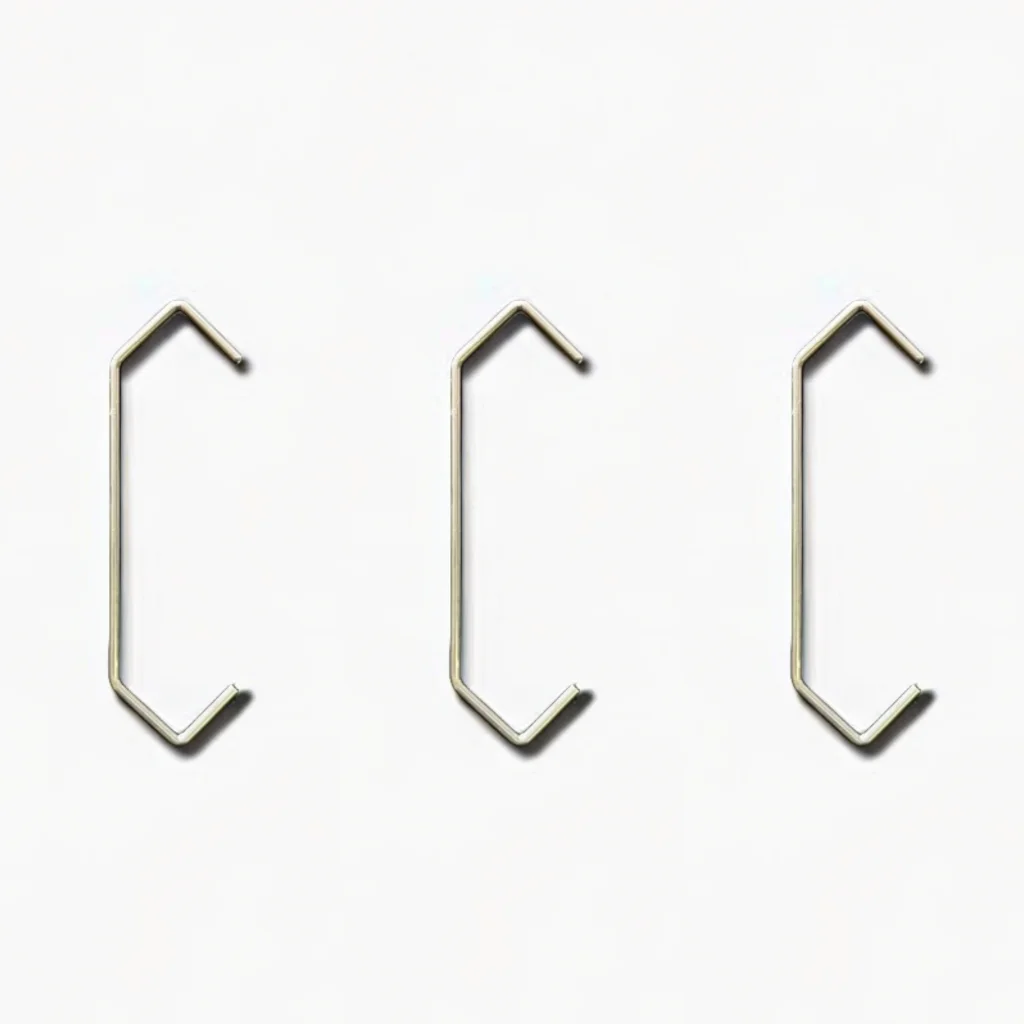 1000 шт., диаметр провода 1 мм, стальная C-образная гальваника, заводской крючок, вешалка для формования проволоки, пружина
1000 шт., диаметр провода 1 мм, стальная C-образная гальваника, заводской крючок, вешалка для формования проволоки, пружина