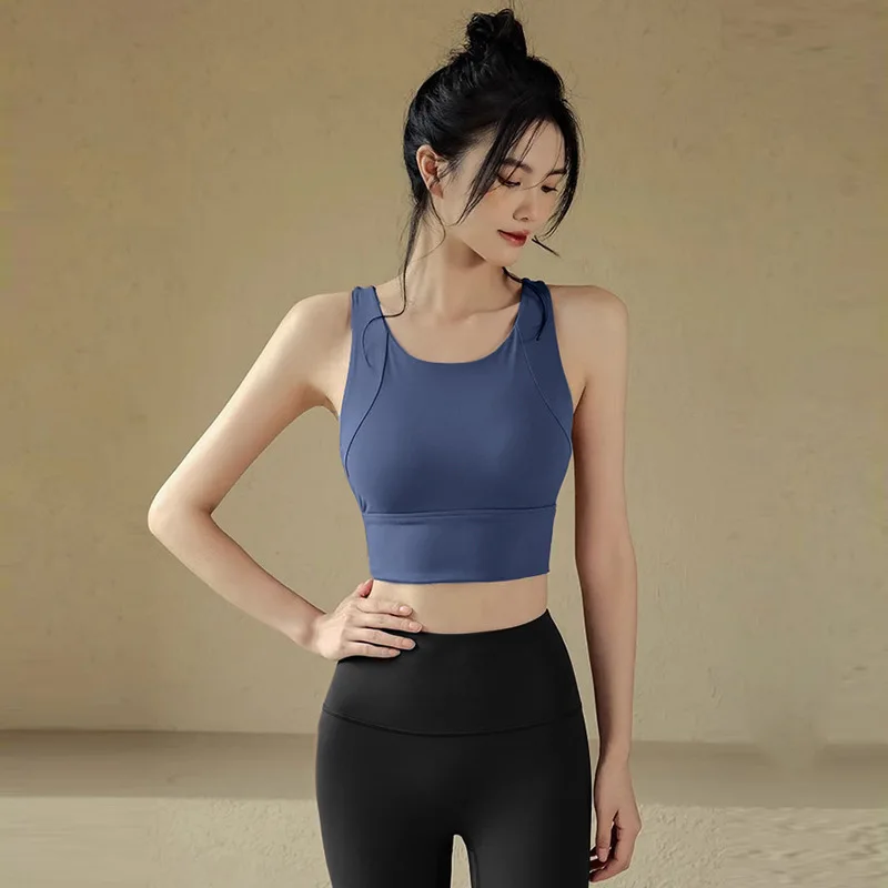 All-in-one Shock-proof Compact Sports Vest Running Breathable Full-cup Yoga Vest Gym Clothing Summer New Fitness Bra
All-in-one Shock-proof Compact Sports Vest Running Breathable Full-cup Yoga Vest Gym Clothing Summer New Fitness Bra