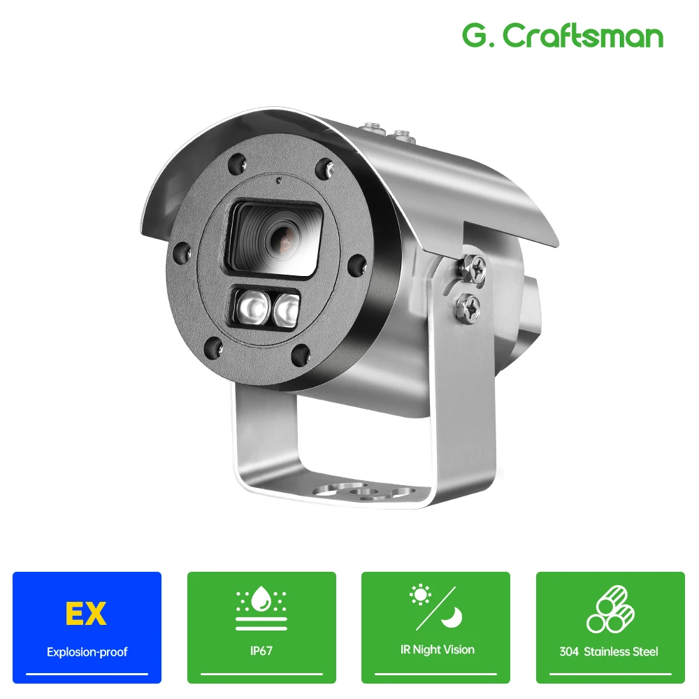 CN 5MP SONY Explosion-Proof POE,HD Surveillance,Dustproof & Waterproof,For Hazardous Environments,IR Night Vision,Security
CN 5MP SONY Explosion-Proof POE,HD Surveillance,Dustproof & Waterproof,For Hazardous Environments,IR Night Vision,Security
