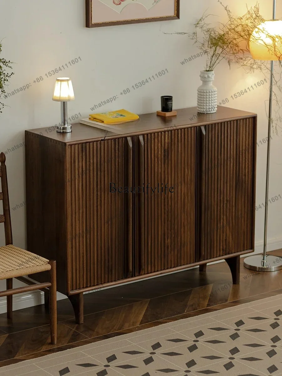 GZ Shoe Cabinet Home Large Capacity Door Storage Cabinet Black Walnut Solid Wood
GZ Shoe Cabinet Home Large Capacity Door Storage Cabinet Black Walnut Solid Wood