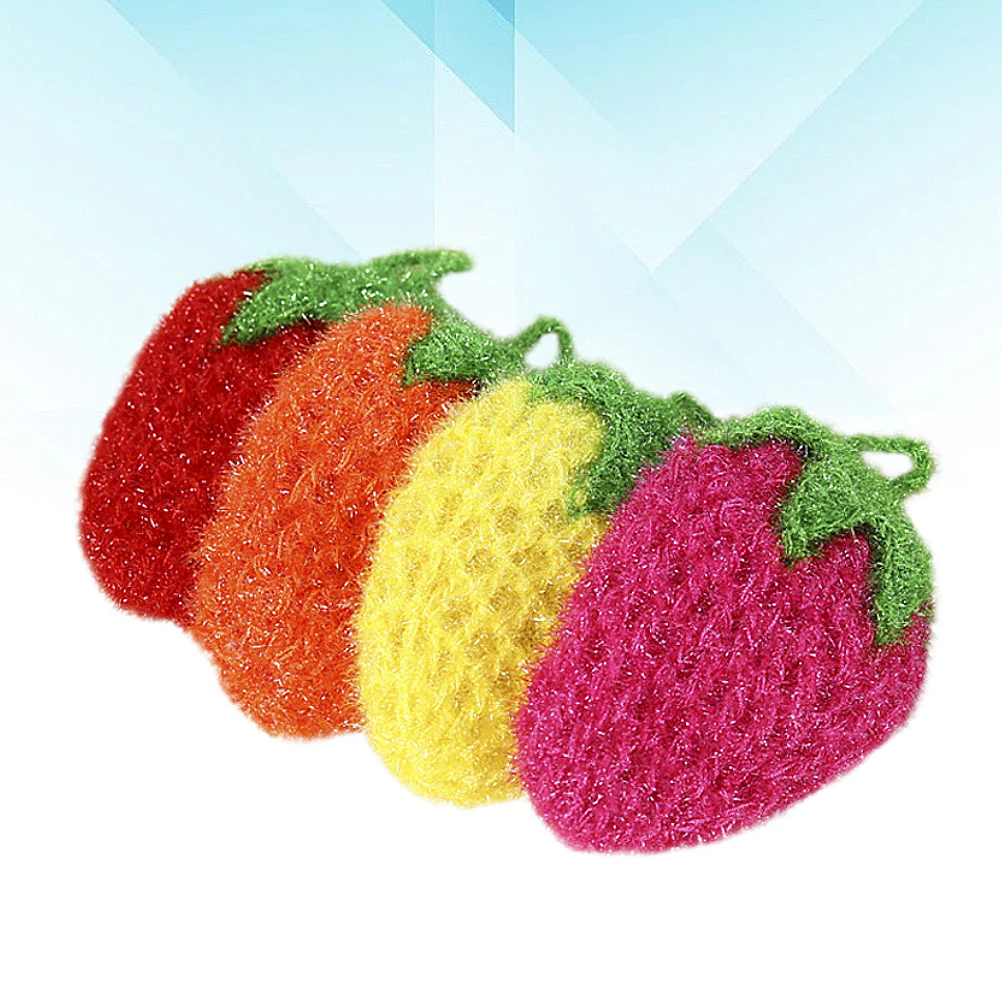 4pcs Strawberry Shaped Dish Cloth Kitchen Cleaning Cloth Stain Removal Towel Creative Kitchen Towel Home Use Foam Cleaning Safe
4pcs Strawberry Shaped Dish Cloth Kitchen Cleaning Cloth Stain Removal Towel Creative Kitchen Towel Home Use Foam Cleaning Safe