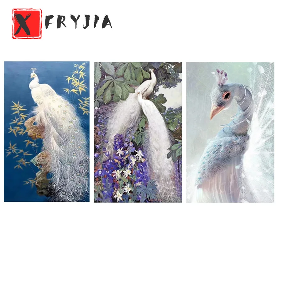 3pcs 5D square DIY diamond painting peacock diamond embroidery full round rhinestone painting cross stitch mosaic decoration
3pcs 5D square DIY diamond painting peacock diamond embroidery full round rhinestone painting cross stitch mosaic decoration