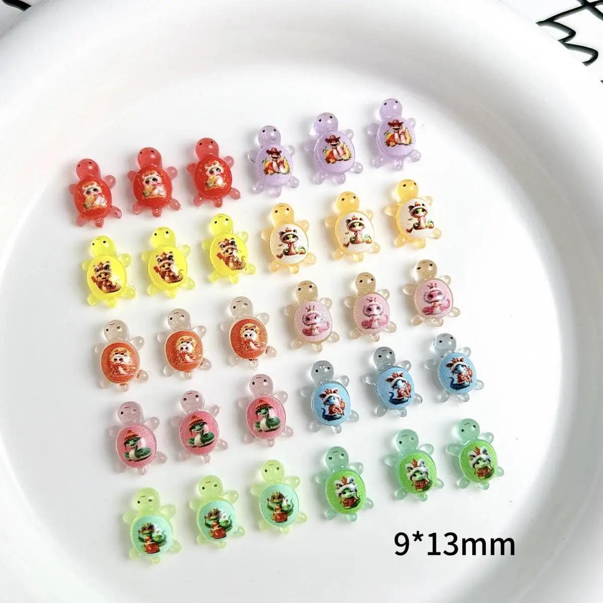 Cute Cartoon Snake Pattern Turtle Nail Art Decoration 3D Resin Kawaii Luminos Mini Turtle Nail Charms Supplies for DIY Crafts
Cute Cartoon Snake Pattern Turtle Nail Art Decoration 3D Resin Kawaii Luminos Mini Turtle Nail Charms Supplies for DIY Crafts