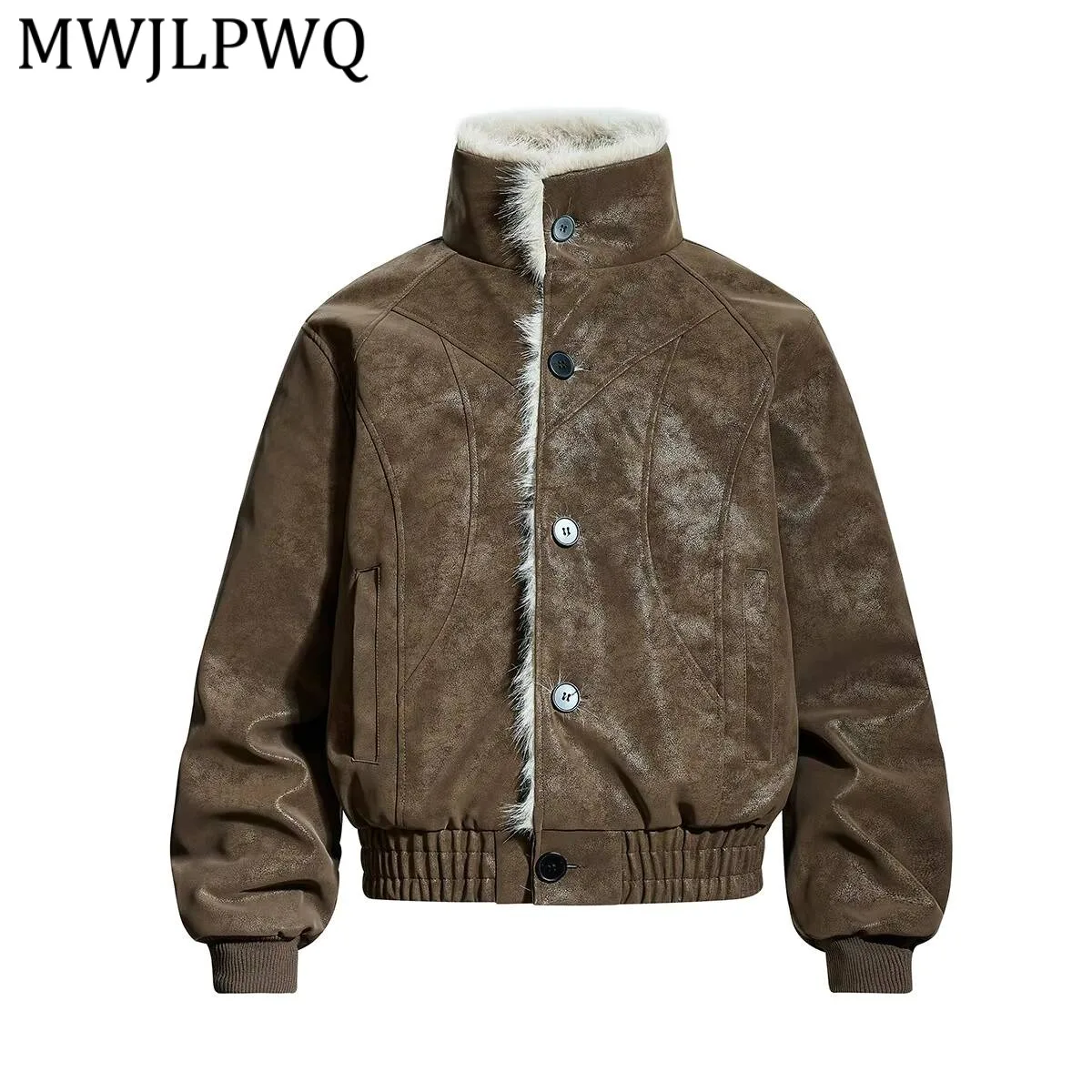 MWJLPWQ Trendy 2026 New Fleece Fur Jacket Male American High Street Velvet Warm Cotton Coat Handsome Long Sleeve Tops 21903
MWJLPWQ Trendy 2026 New Fleece Fur Jacket Male American High Street Velvet Warm Cotton Coat Handsome Long Sleeve Tops 21903