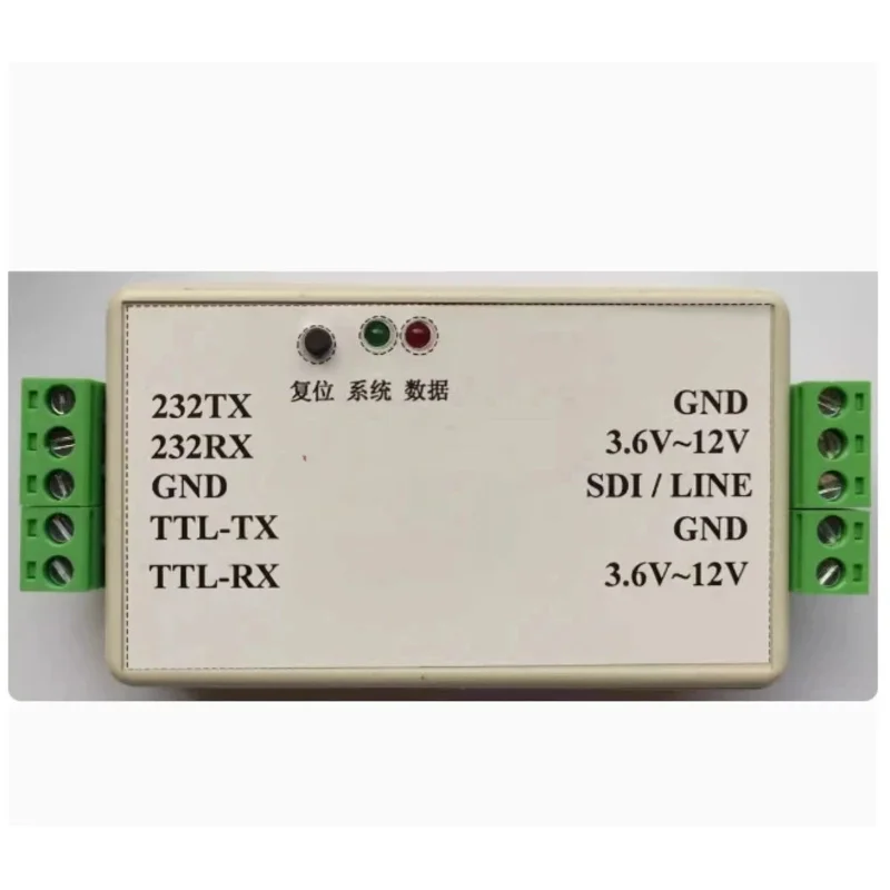 RS232 to SDI-12 Protocol Catcher Debugger Converter Supports Wide Voltage Power Supply
RS232 to SDI-12 Protocol Catcher Debugger Converter Supports Wide Voltage Power Supply