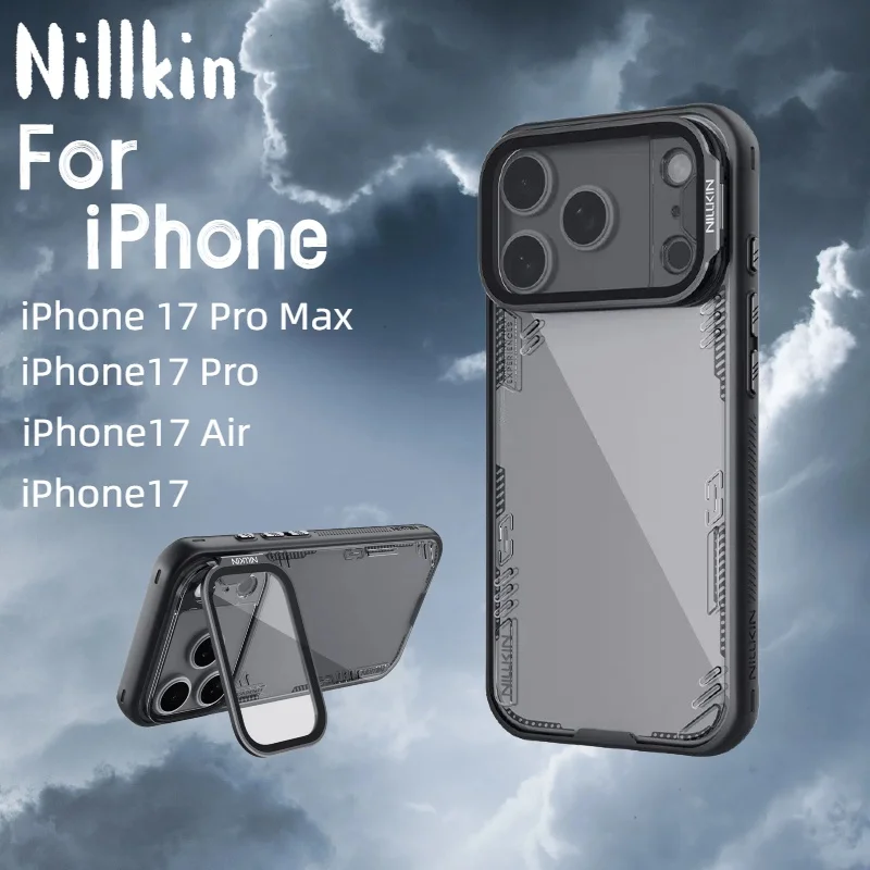 Nillkin Case for iPhone 17 Pro Max 17Air 17 Pro 17 Iceblade Prop Eco-friendly Shockproof Bac with Transparent Lens Stand
Nillkin Case for iPhone 17 Pro Max 17Air 17 Pro 17 Iceblade Prop Eco-friendly Shockproof Bac with Transparent Lens Stand