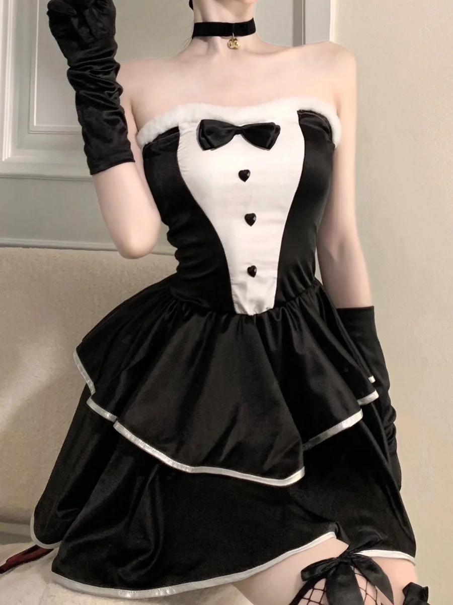 Sexy Rabbit Halloween Large Size Maid Uniform Set Cosplay Christmas Day Rabbit Girl Costume Short Skirt One Shoulder Pure...
Sexy Rabbit Halloween Large Size Maid Uniform Set Cosplay Christmas Day Rabbit Girl Costume Short Skirt One Shoulder Pure...