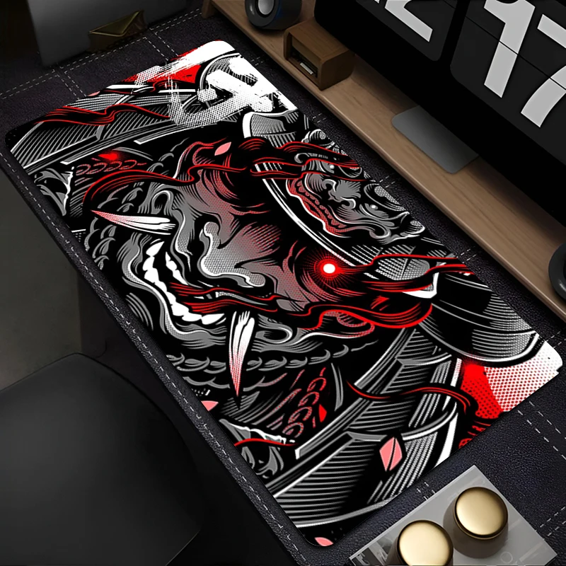 Anime Mousepad Laptop Office Cabinet Keyboard Pad Desk Mat Large Mouse Pad Oni Hannya Samurai Mask Non-slip Rubber Extended Pad
Anime Mousepad Laptop Office Cabinet Keyboard Pad Desk Mat Large Mouse Pad Oni Hannya Samurai Mask Non-slip Rubber Extended Pad