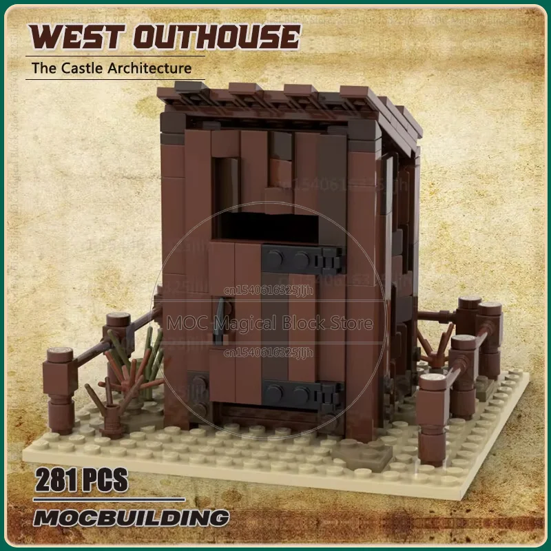 Western Series MOC Outhouse Building Blocks Country Village Technology Bricks DIY Assembly Model Creative Display Toys Gifts
Western Series MOC Outhouse Building Blocks Country Village Technology Bricks DIY Assembly Model Creative Display Toys Gifts