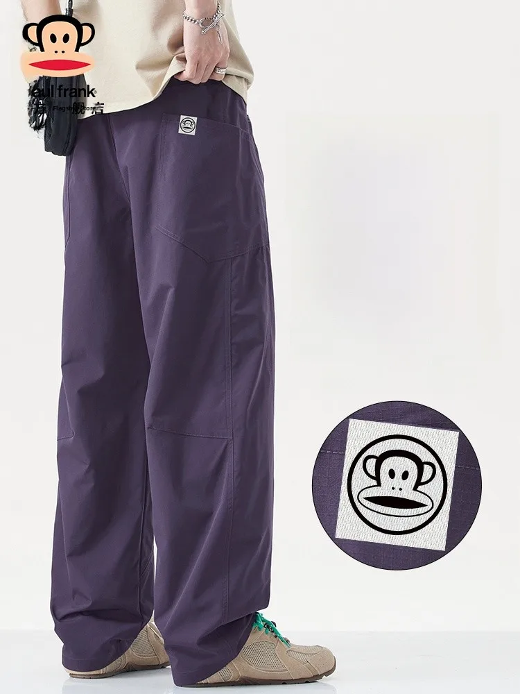 PaulFrank Men's Loose Straight Leg Workwear Trousers Spring 2026 New American Sle Casual Pants Large Mouth Monkey Design
PaulFrank Men's Loose Straight Leg Workwear Trousers Spring 2026 New American Sle Casual Pants Large Mouth Monkey Design