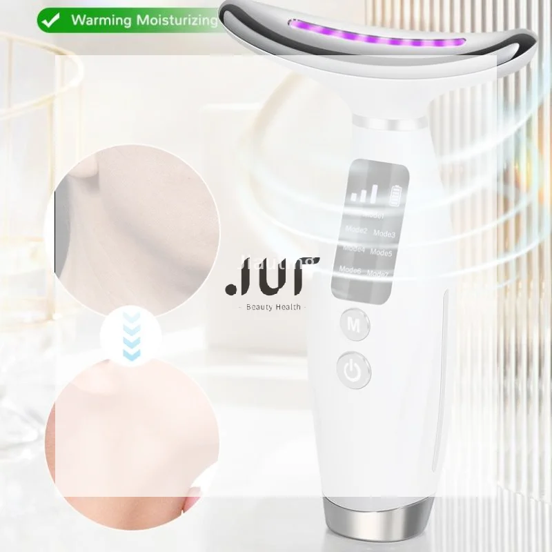 LED Lights Face And Neck Beauty Device 7 Colors Vibration Massage Improve Neck Lines 7 Speeds Adjustment Home Use Machine
LED Lights Face And Neck Beauty Device 7 Colors Vibration Massage Improve Neck Lines 7 Speeds Adjustment Home Use Machine