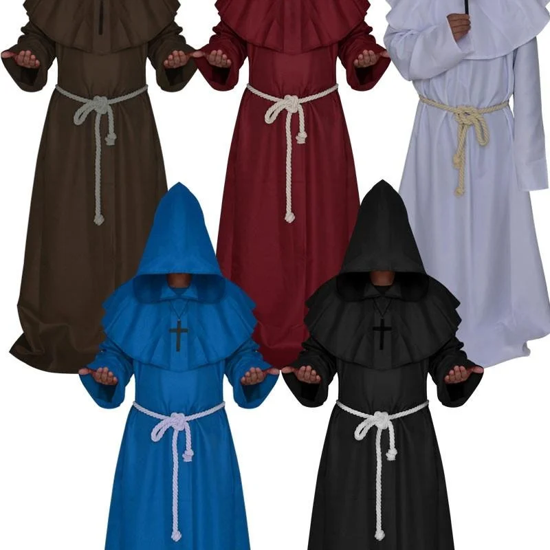Medieval Character Play Halloween Performance Costume Priest Outfit Women's Ethnic Stage Clothing Polyester Summer Fashion
Medieval Character Play Halloween Performance Costume Priest Outfit Women's Ethnic Stage Clothing Polyester Summer Fashion