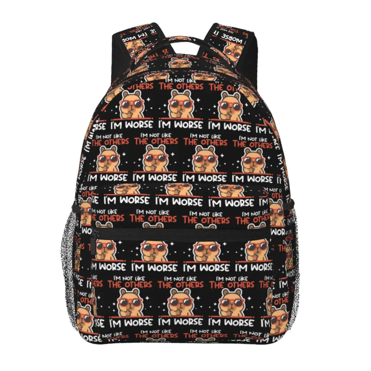 Cool Capybara With Sunglasses Backpack Student Boys Girls BookBag Children School Bag Laptop Shoulder Bags for Men Women
Cool Capybara With Sunglasses Backpack Student Boys Girls BookBag Children School Bag Laptop Shoulder Bags for Men Women