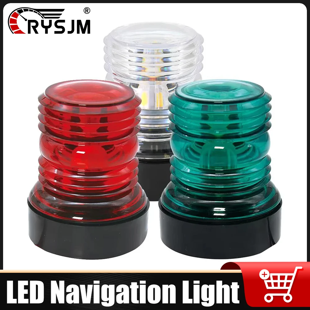 12V LED Navigation Light Red Green White Warning Light Waterproof Degree All Round Navigation Anchor Light For Marine Boat Yacht
12V LED Navigation Light Red Green White Warning Light Waterproof Degree All Round Navigation Anchor Light For Marine Boat Yacht