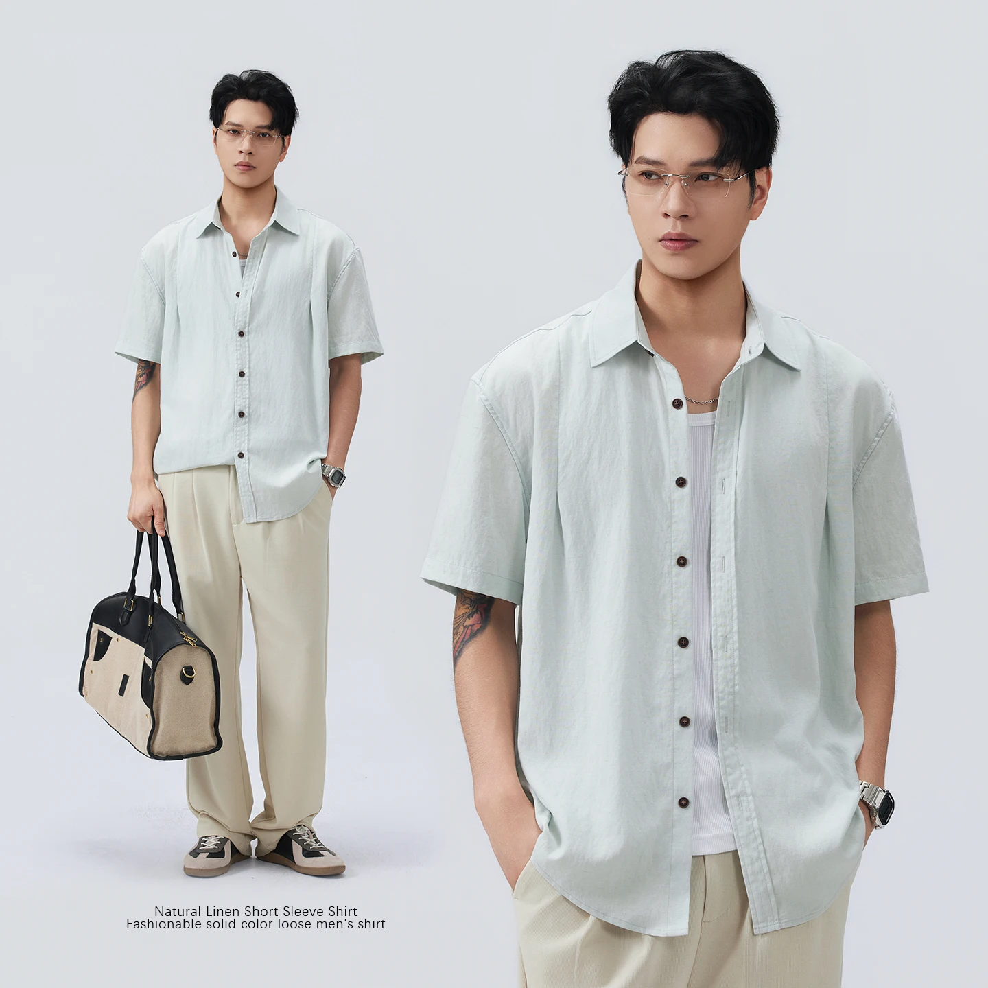 Summer Male Shirts Casual Linen Short Sleeve Breathable Comfort Slim Fit Button Down Blouse Lightweight For Men
Summer Male Shirts Casual Linen Short Sleeve Breathable Comfort Slim Fit Button Down Blouse Lightweight For Men