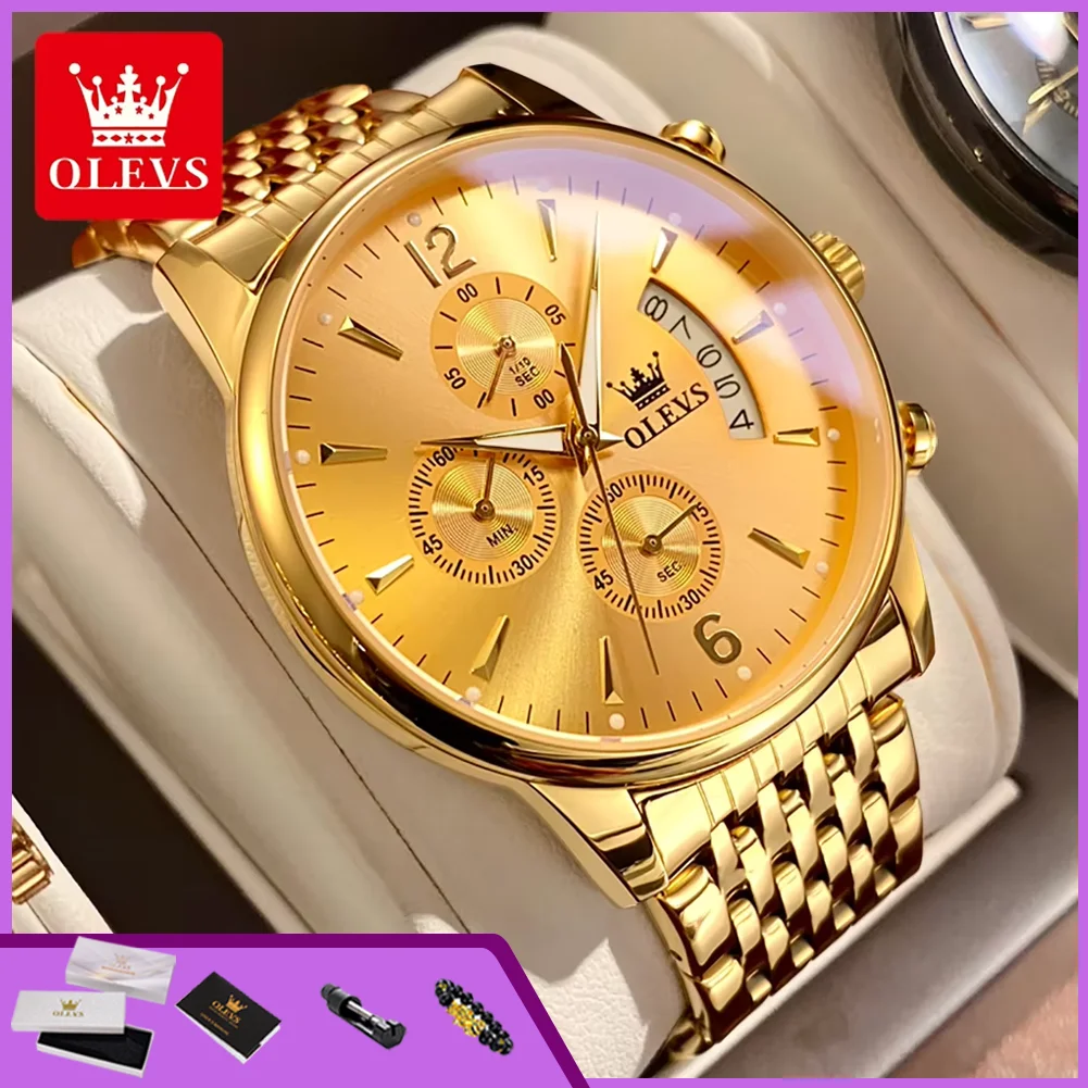 OLEVS 2867 Man Watch Chronograph Auto Date Waterproof Luminous Men's Watches Luxury Top Brand Original Quartz Wristwatch for Men
OLEVS 2867 Man Watch Chronograph Auto Date Waterproof Luminous Men's Watches Luxury Top Brand Original Quartz Wristwatch for Men