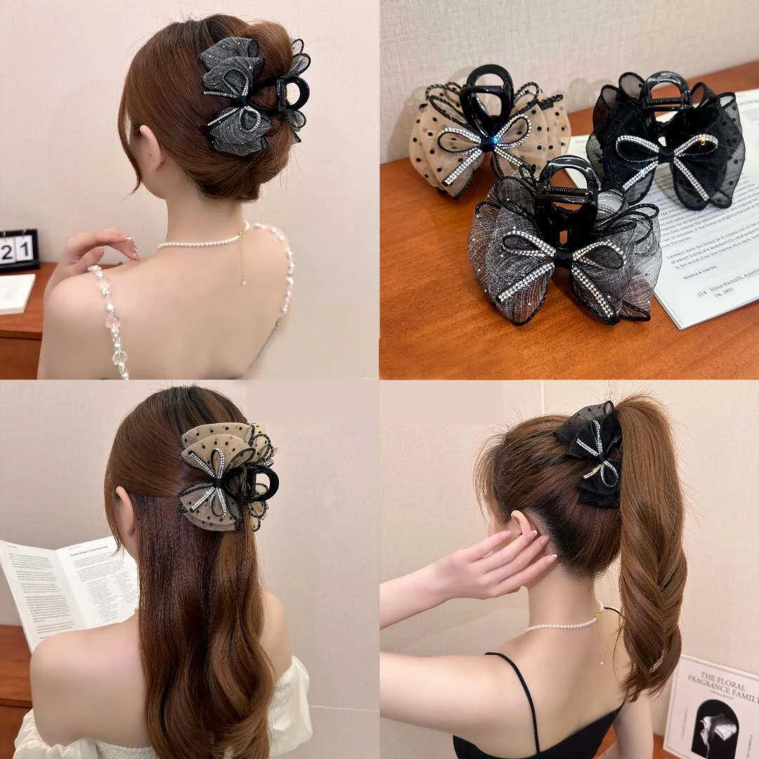 Fashion Lace Sweet Bow Hair Claw Geometric Butterfly Hair Clamp Girls Vintage Elegant ponytail clipHeadband Accessories New
Fashion Lace Sweet Bow Hair Claw Geometric Butterfly Hair Clamp Girls Vintage Elegant ponytail clipHeadband Accessories New