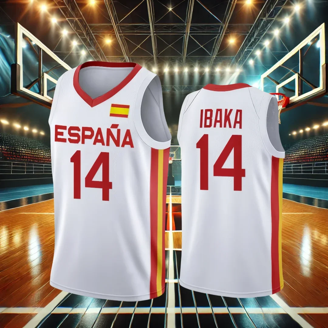 Spain European Basketball Team Jersey 3D Printed Basketball Jersey Vest #8/#14 Jersey Adult/Children Sports Jersey, 24/25
Spain European Basketball Team Jersey 3D Printed Basketball Jersey Vest #8/#14 Jersey Adult/Children Sports Jersey, 24/25