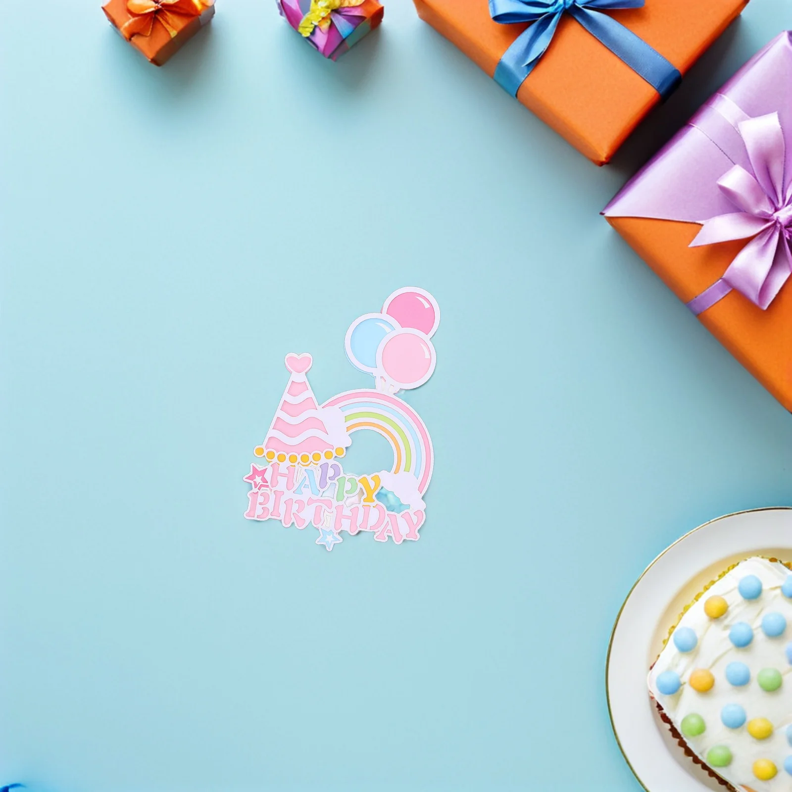 25Pcs Birthday Cake Decorations Rainbow Balloons Cake Picks Happy Birthday Cupcake Toppers Theme Party Decorating Inserts Bakery
25Pcs Birthday Cake Decorations Rainbow Balloons Cake Picks Happy Birthday Cupcake Toppers Theme Party Decorating Inserts Bakery