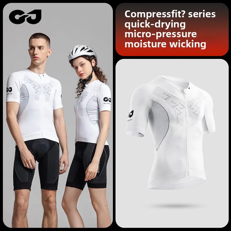 Unisex Cycling Short Sleeve Jersey Quick Dry Breathable Compression Fit 3 Back Pockets Mountain Road Bike Riding Clothes
Unisex Cycling Short Sleeve Jersey Quick Dry Breathable Compression Fit 3 Back Pockets Mountain Road Bike Riding Clothes