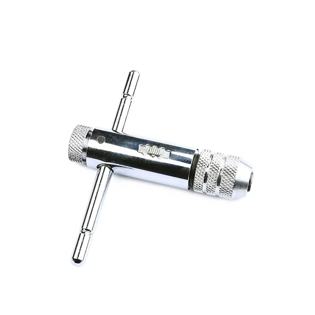 6 pcs Ratchet T-Handle Tap Wrench 3Mm 4Mm 5Mm 6Mm 8Mm Solid Jaw For Metal Aluminum Repair Machinery Hand Tool
6 pcs Ratchet T-Handle Tap Wrench 3Mm 4Mm 5Mm 6Mm 8Mm Solid Jaw For Metal Aluminum Repair Machinery Hand Tool