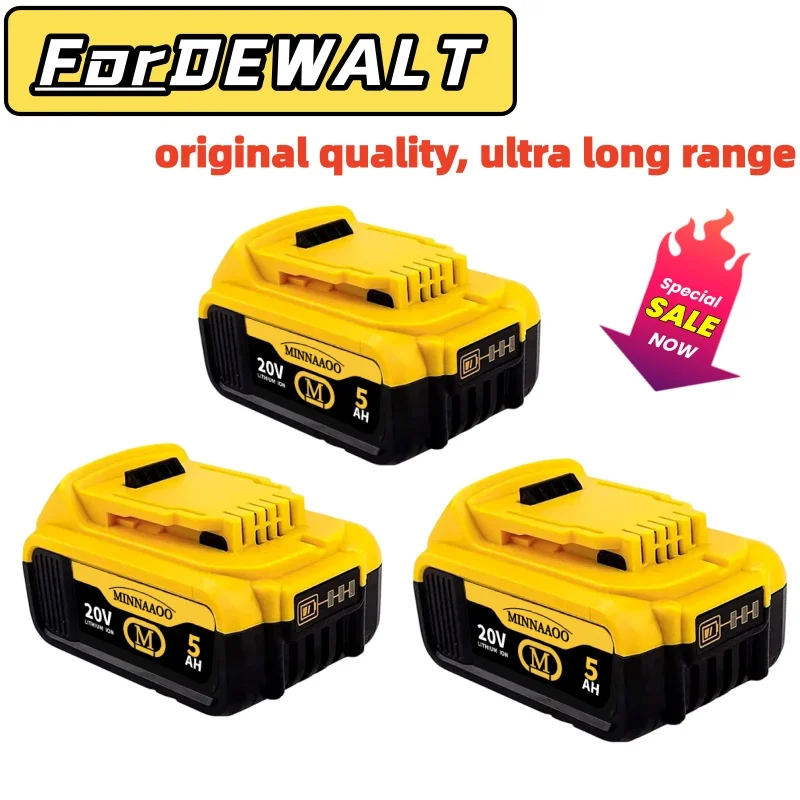 ️️For DEWALT original 20V, 5AH, DCB115, DCB118 battery charger, 5.0A lithium battery full capacity special offer price
️️For DEWALT original 20V, 5AH, DCB115, DCB118 battery charger, 5.0A lithium battery full capacity special offer price