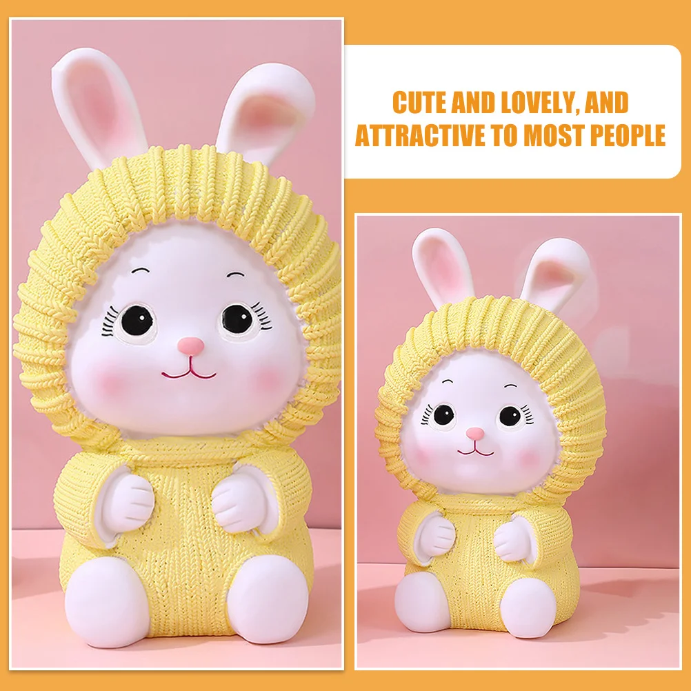 Cute Bunny Piggy Bank for Money Savings Capacity Coin Jar Desktop Decor Kids Girls Gift Rabbit Shaped Bank Decorative Saving Pot
Cute Bunny Piggy Bank for Money Savings Capacity Coin Jar Desktop Decor Kids Girls Gift Rabbit Shaped Bank Decorative Saving Pot