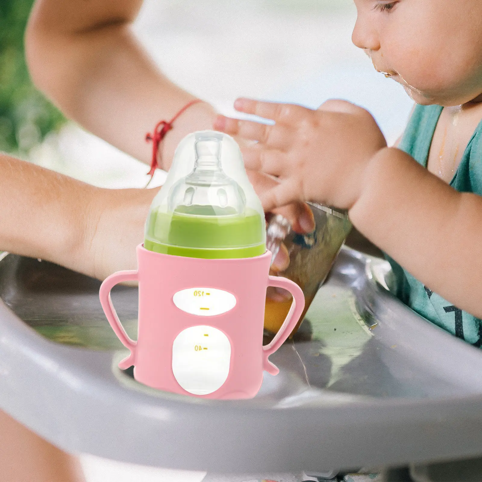 Silicone Baby Bottle Handle Wide Neck Non-Slip Feeding Bottle Holder Universal Fit Baby Bottles Drying Rack
Silicone Baby Bottle Handle Wide Neck Non-Slip Feeding Bottle Holder Universal Fit Baby Bottles Drying Rack