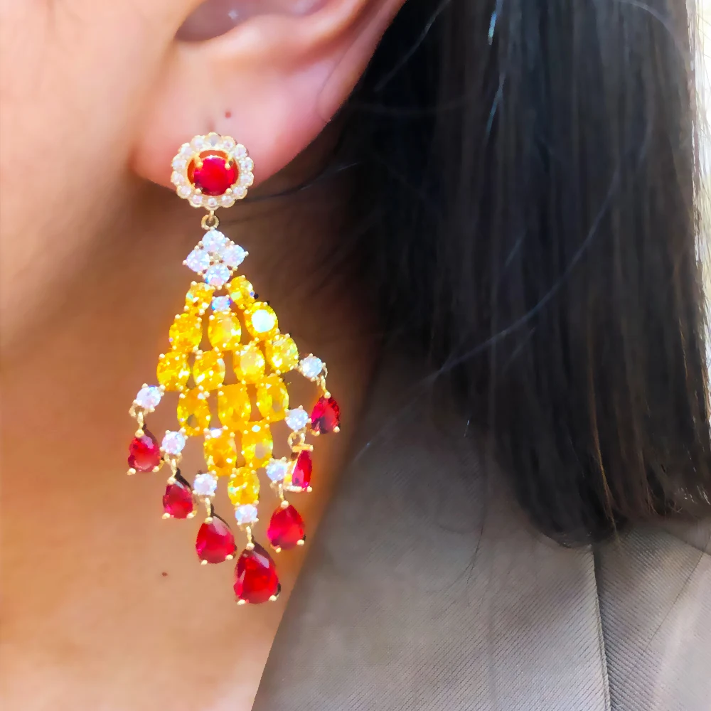 Soramoore New Trendy Summer Original Ins Style Luxury Long Earrings for Women Girl Daily High Quality Dubai Korean Accessories
Soramoore New Trendy Summer Original Ins Style Luxury Long Earrings for Women Girl Daily High Quality Dubai Korean Accessories