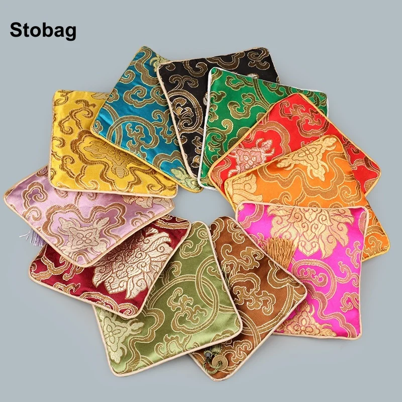 StoBag 20pcs Chinese Silk Cotton Zipper Bag Embroidery Small Handmade Fabric Gift Jewelry Package Storage Pocket Reusable Pouch
StoBag 20pcs Chinese Silk Cotton Zipper Bag Embroidery Small Handmade Fabric Gift Jewelry Package Storage Pocket Reusable Pouch